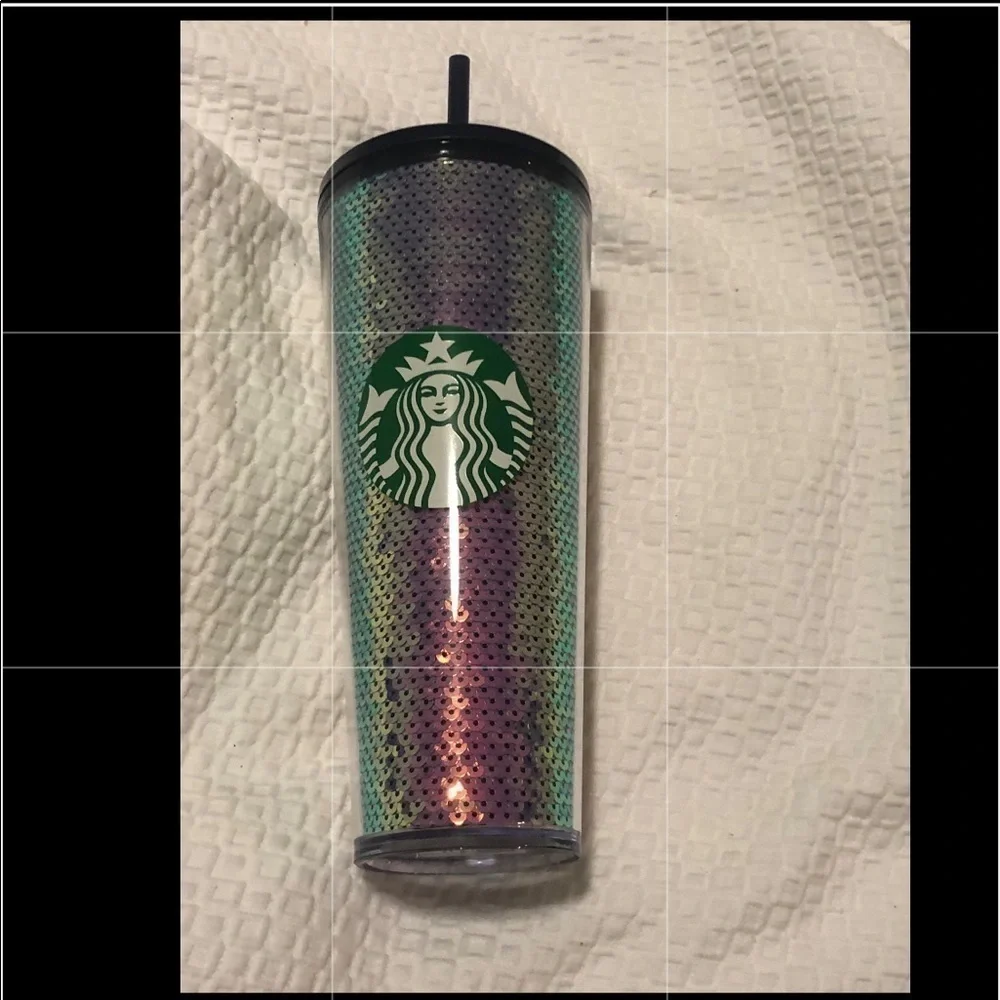 Starbucks Dark Sequin Venti Tumbler